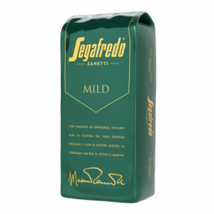 grüne Kaffeepackung Segafredo Mild